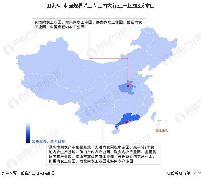 2021年中国女士内衣行业产业链现状及市场竞争格局分析 广东省企业分布最为集中