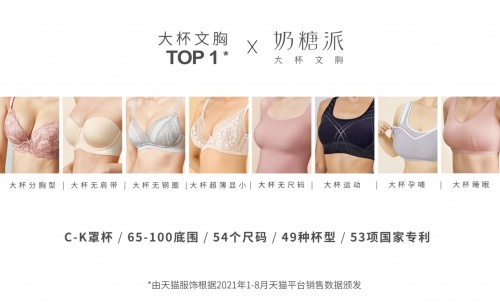 专业大杯文胸品牌奶糖派完成亿元B轮融资
